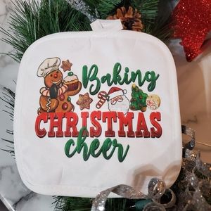 Baking Christmas cheer Hot Pad Pot Holder
